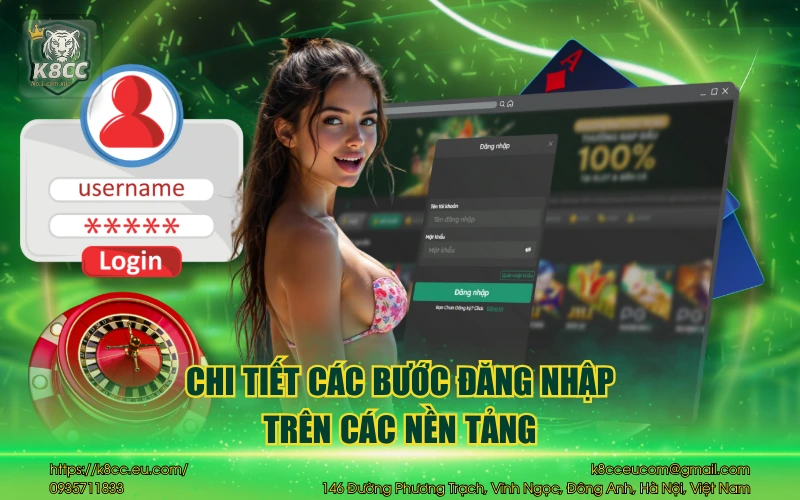 Chi tiết các bước đăng nhập trên các nền tảng