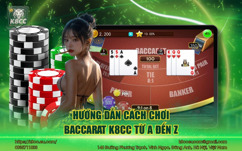 Hướng dẫn cách chơi baccarat K8CC từ A đến Z